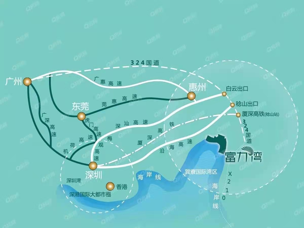 富力灣，富茂海濱城均價7000元/平