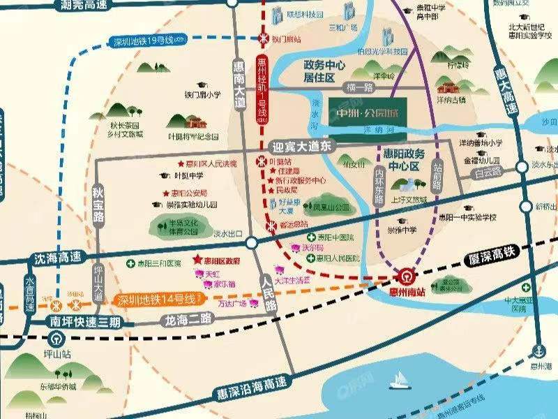 中洲公園城，河谷花園-均價11880元/平
