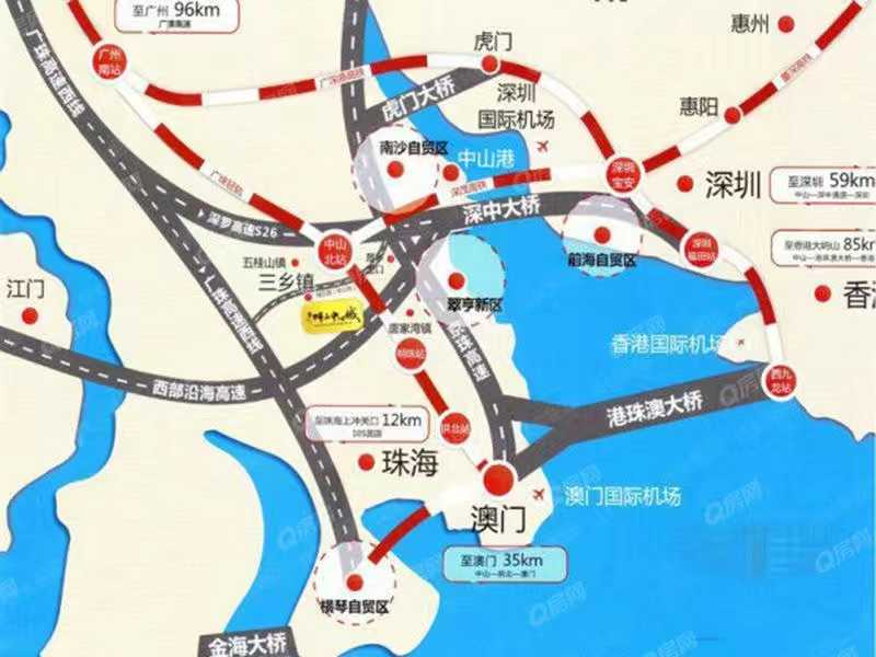 畔山中心城，畔山悅景花園-均價(jià)9000元/平