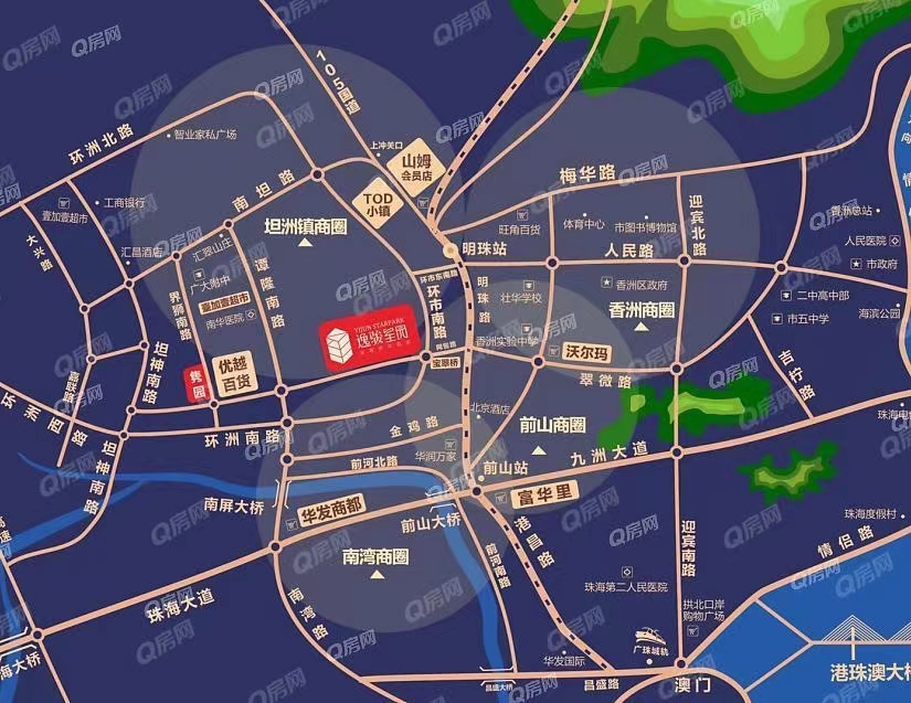 逸駿星園，星光明月花園均價(jià)16000元/平