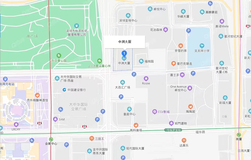 中洲大廈，福崗園二期-均價(jià)340元/平