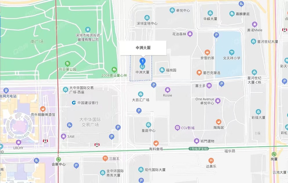 中洲大廈，福崗園二期-均價(jià)340元/平