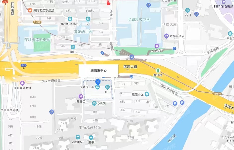 深城投中心，鹿丹大廈-均價(jià)200元/平