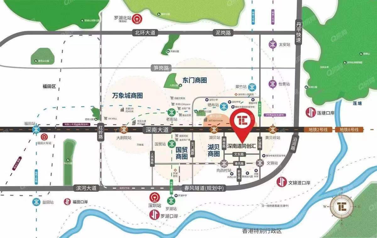 萬(wàn)科深南廣場(chǎng)，萬(wàn)科深南道68號(hào)-均價(jià)115元/平