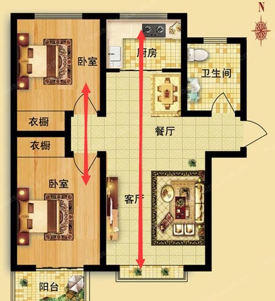 但是如果能夠選到門對(duì)門的兩套房子里